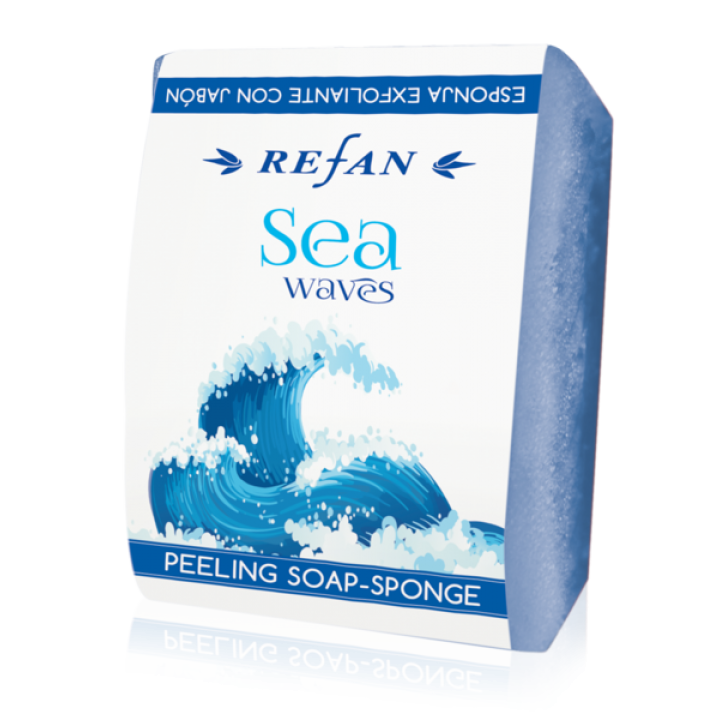 SEA WAVES Peeling soap sponge