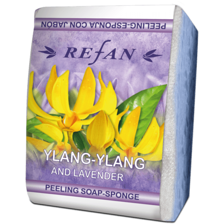 Peeling soap sponges Peeling soap-sponge - Lavender and Ylang