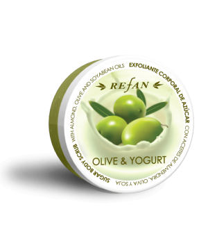Olive and Yoghurt Sugar body scrub Olive and Yoghurt Sugar body scrub